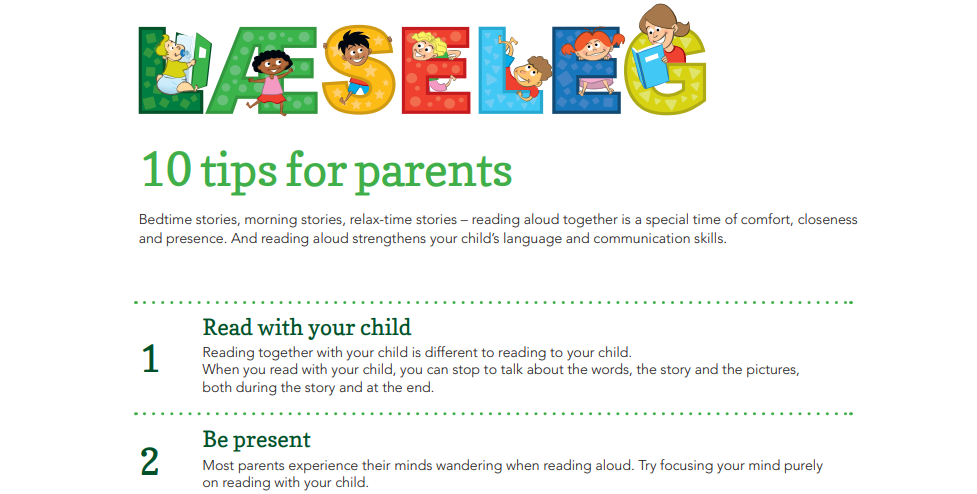 10 tips for parents from LæseLeg