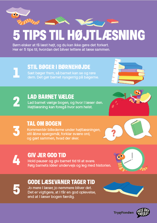 5 tips til højtlæsning