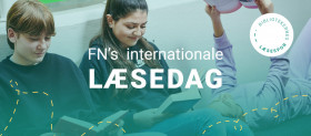 FNs internationale læsedag logo
