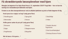 Blanket til dit skræddersyede bibliotek